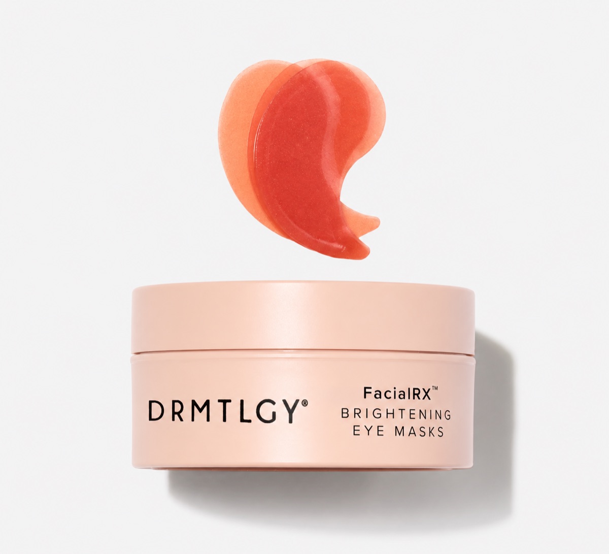 DRMTLGY FacialRX brightening eye masks jar with gel masks